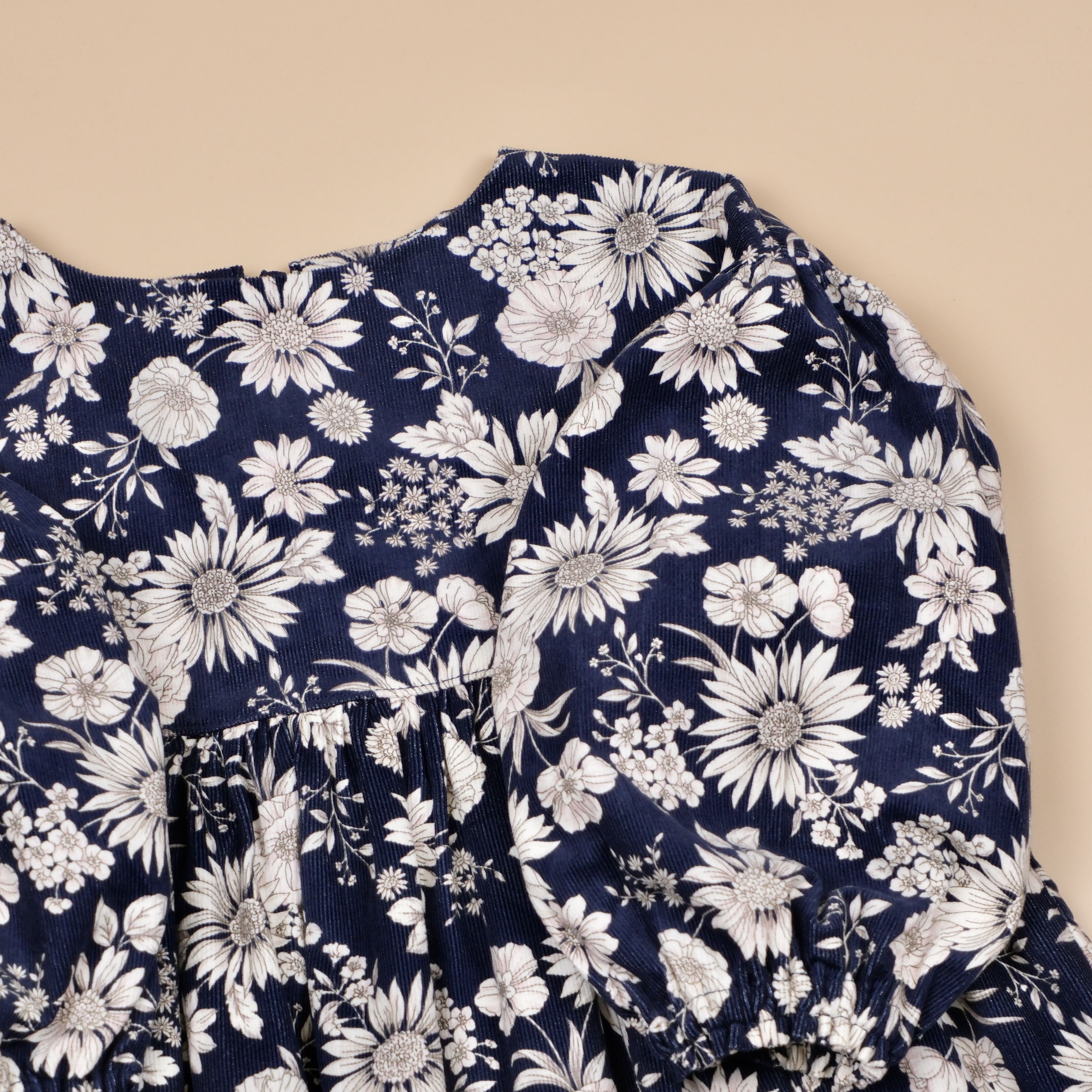 深藍花園 cannelé dress ❁ 手作女童長袖洋裝 ❁