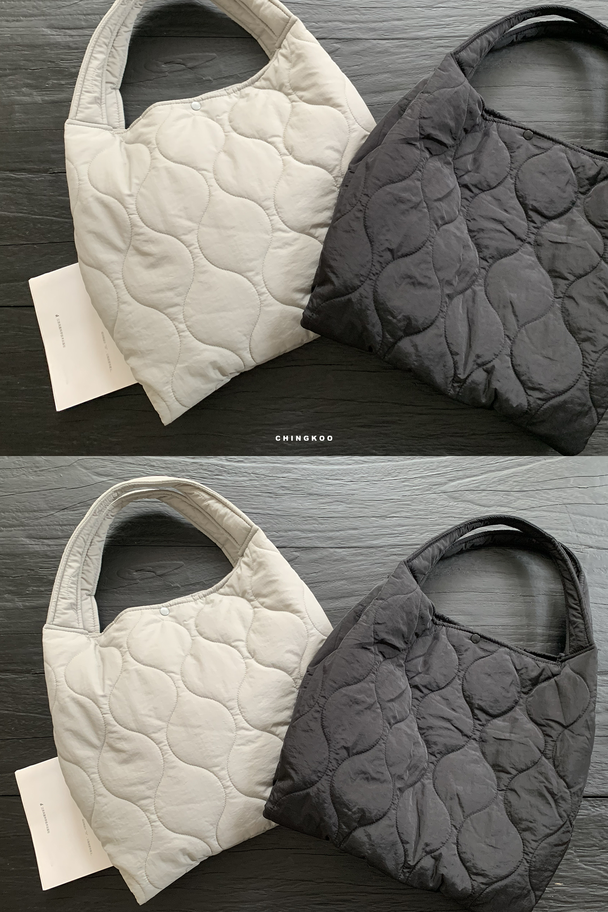 冬・Winter｜日系質感絎逢提包 2色