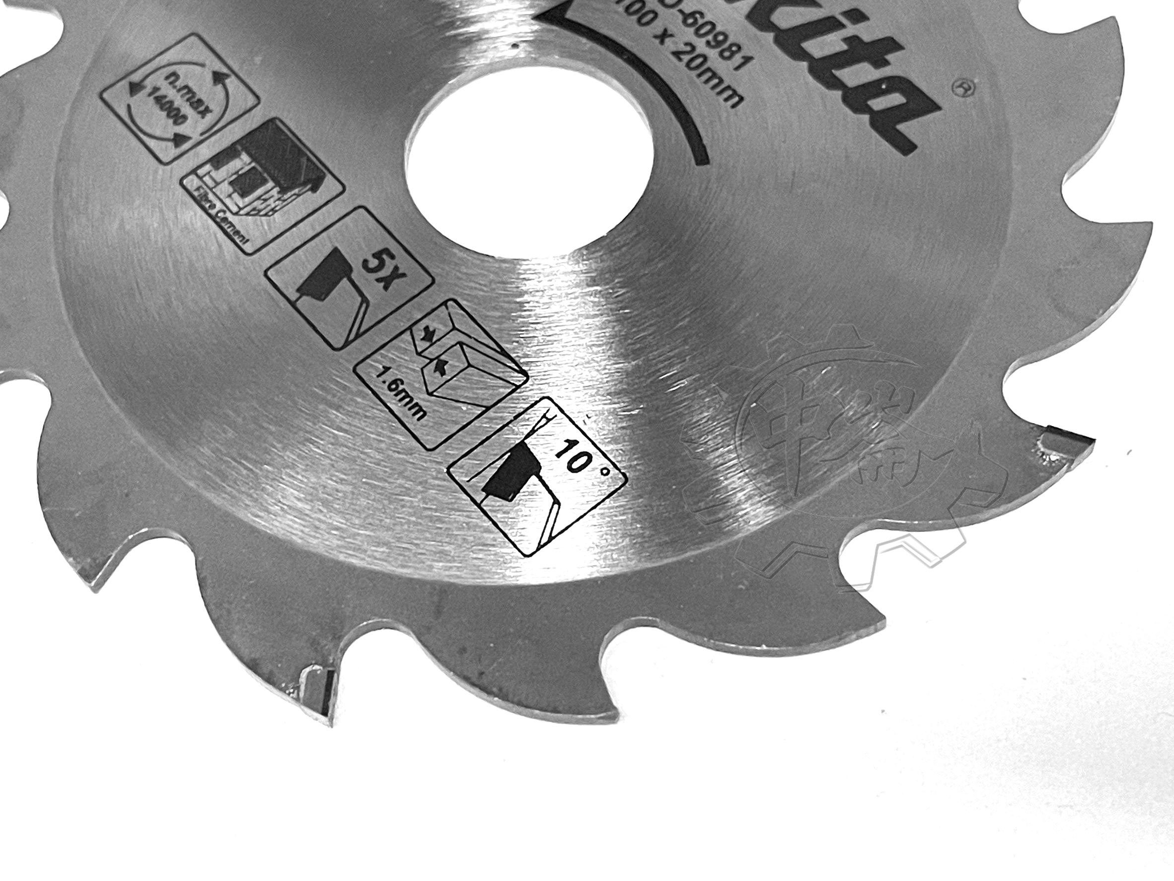 ＊中崙五金【附發票】Makita 牧田原廠 4"矽酸鈣鋸片【 100*1.6*20mm*15T 】D-60981