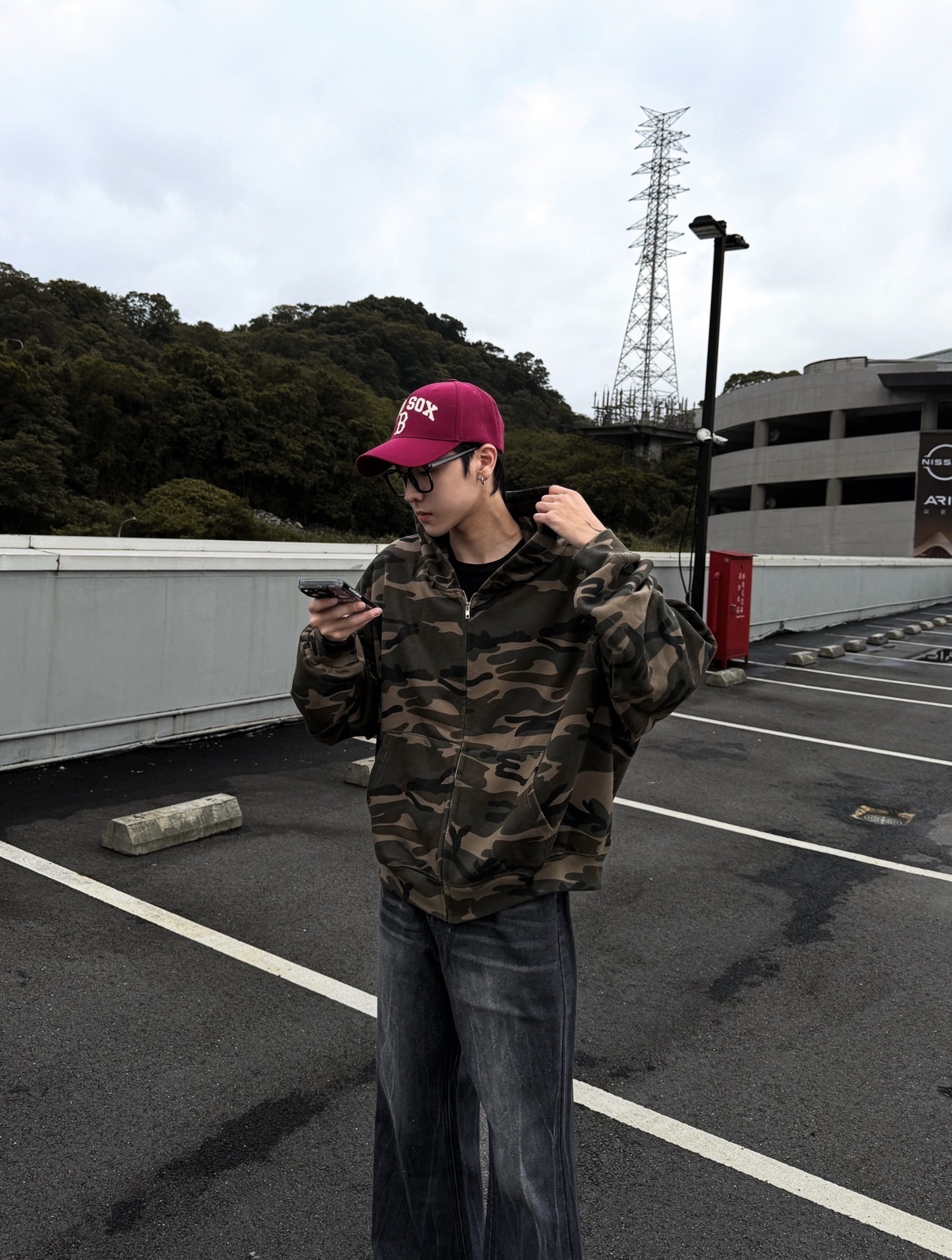 （現貨）美式復古BOXY迷彩外套