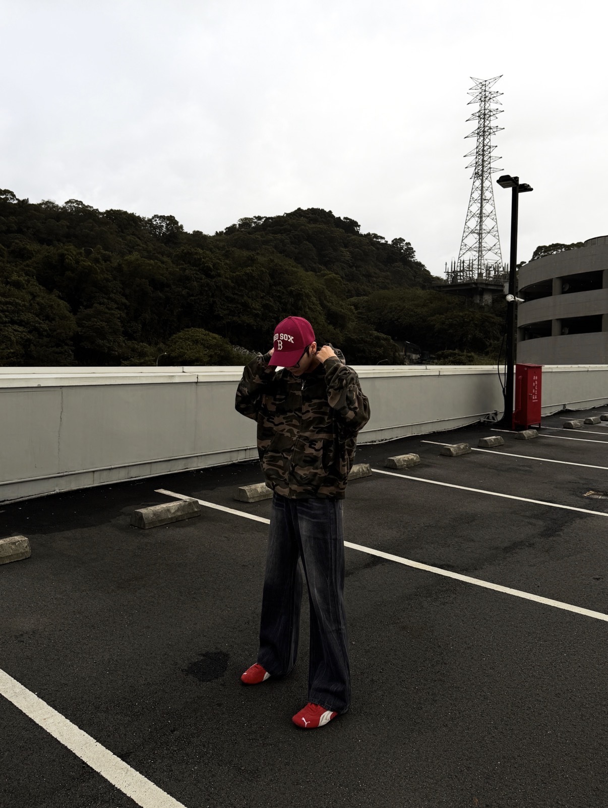 （現貨）美式復古BOXY迷彩外套