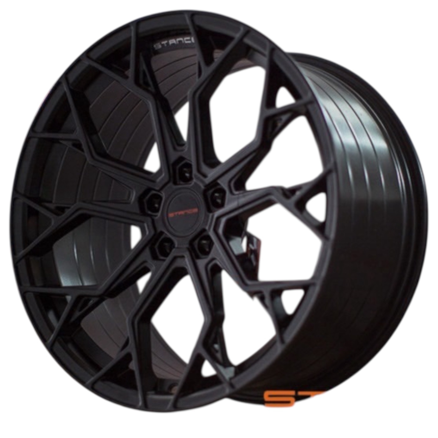 【STANCE SF10】19吋 霧面黑 Flow Forming 旋壓鋁圈 四入組