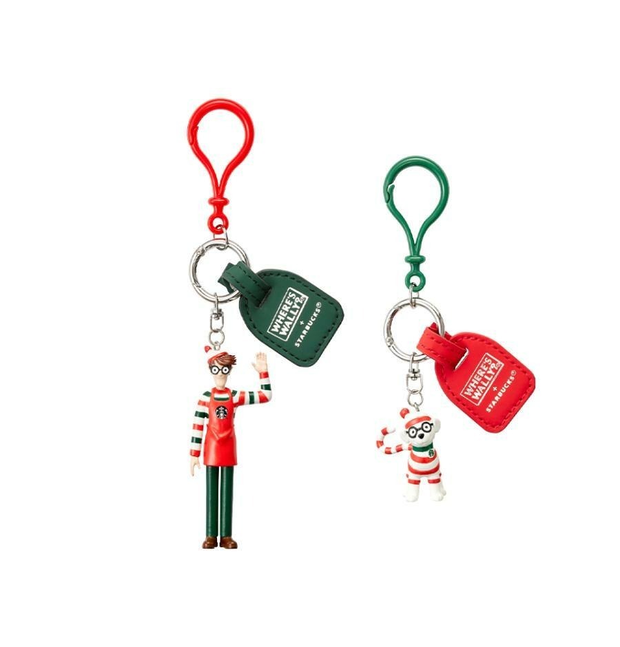 韓國代購 Starbucks Joyful Wally Figure Keyring Set (2P)