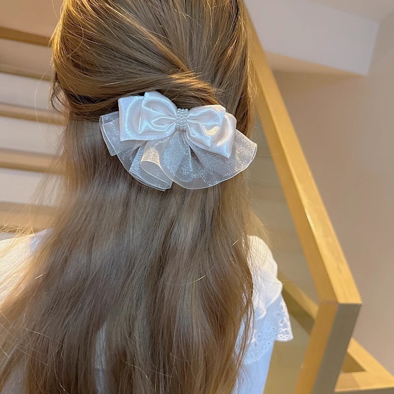 [2 FOR RM10] Organza Pearl Ribbon Bow