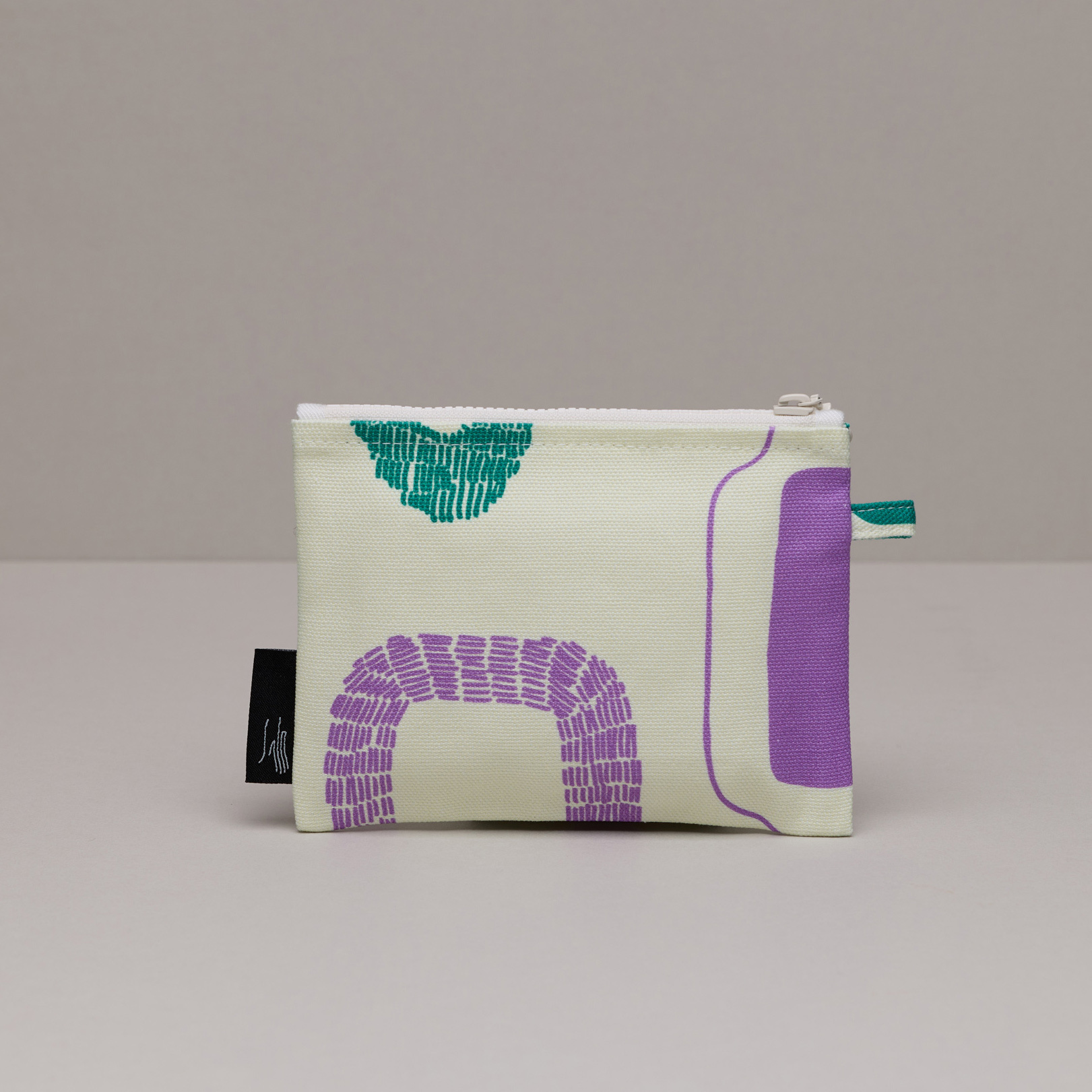 印花零錢包 / 容器蘋果綠