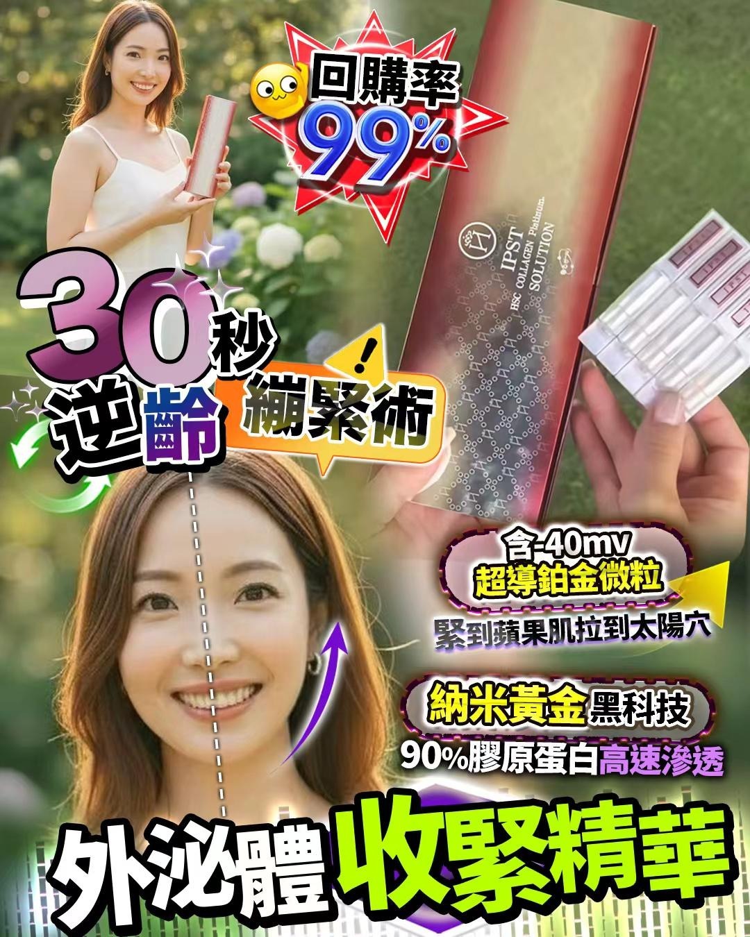 外泌體收緊精華 30支/盒  Z472 (三至四星期寄出 )