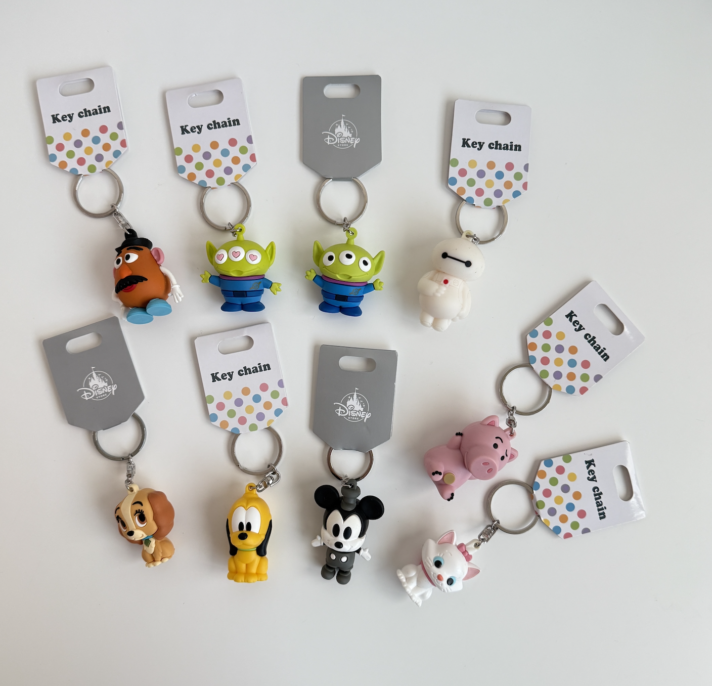 現貨┃日本 Disney 迪士尼 角色 吊飾 鑰匙圈 蛋頭先生 三眼怪 杯麵 小姐與流氓 布魯托 米奇 火腿豬 瑪麗貓