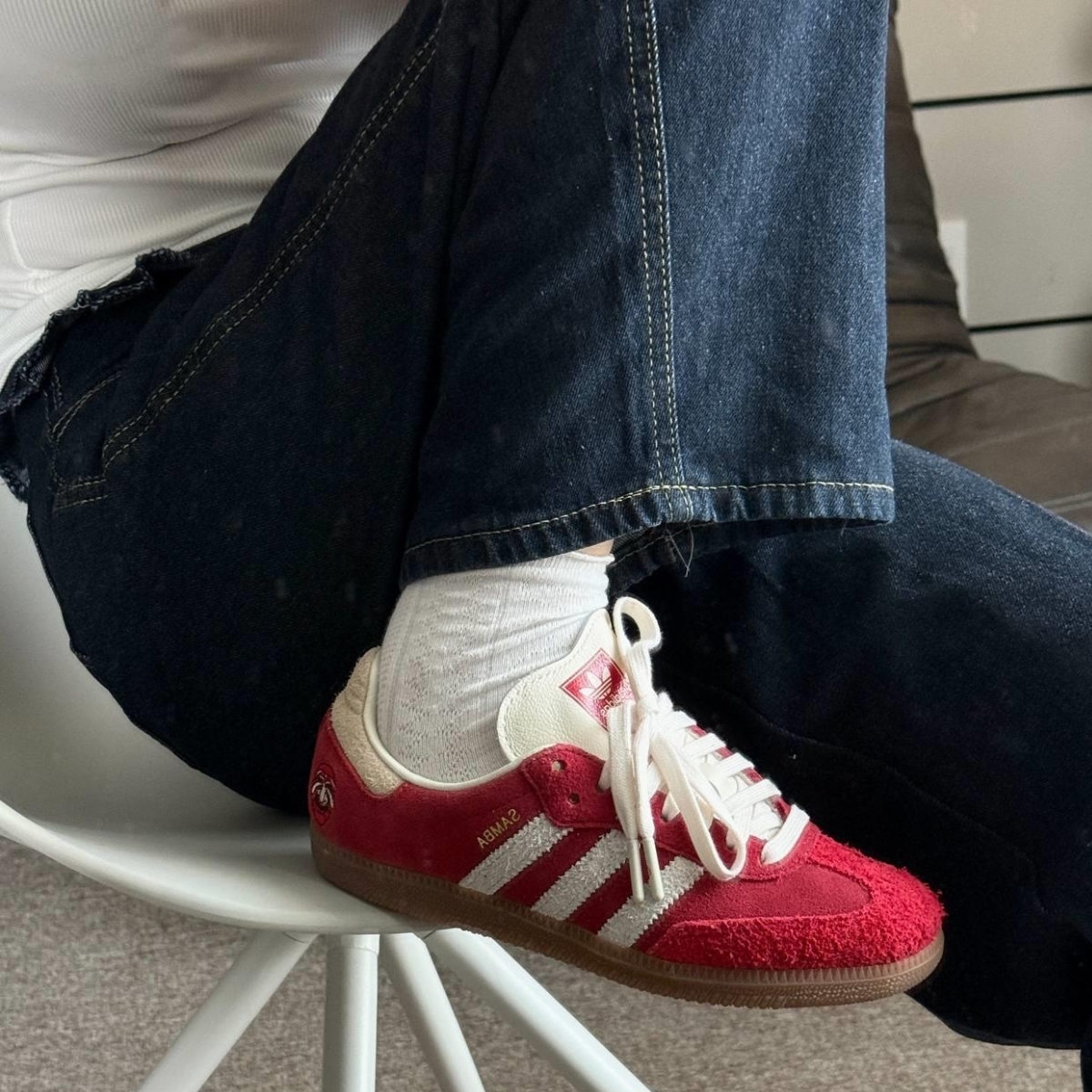 Adidas Originals Samba TAL 韓國限定  Jennie MV同款 緋紅復古 復古鞋 IG8905