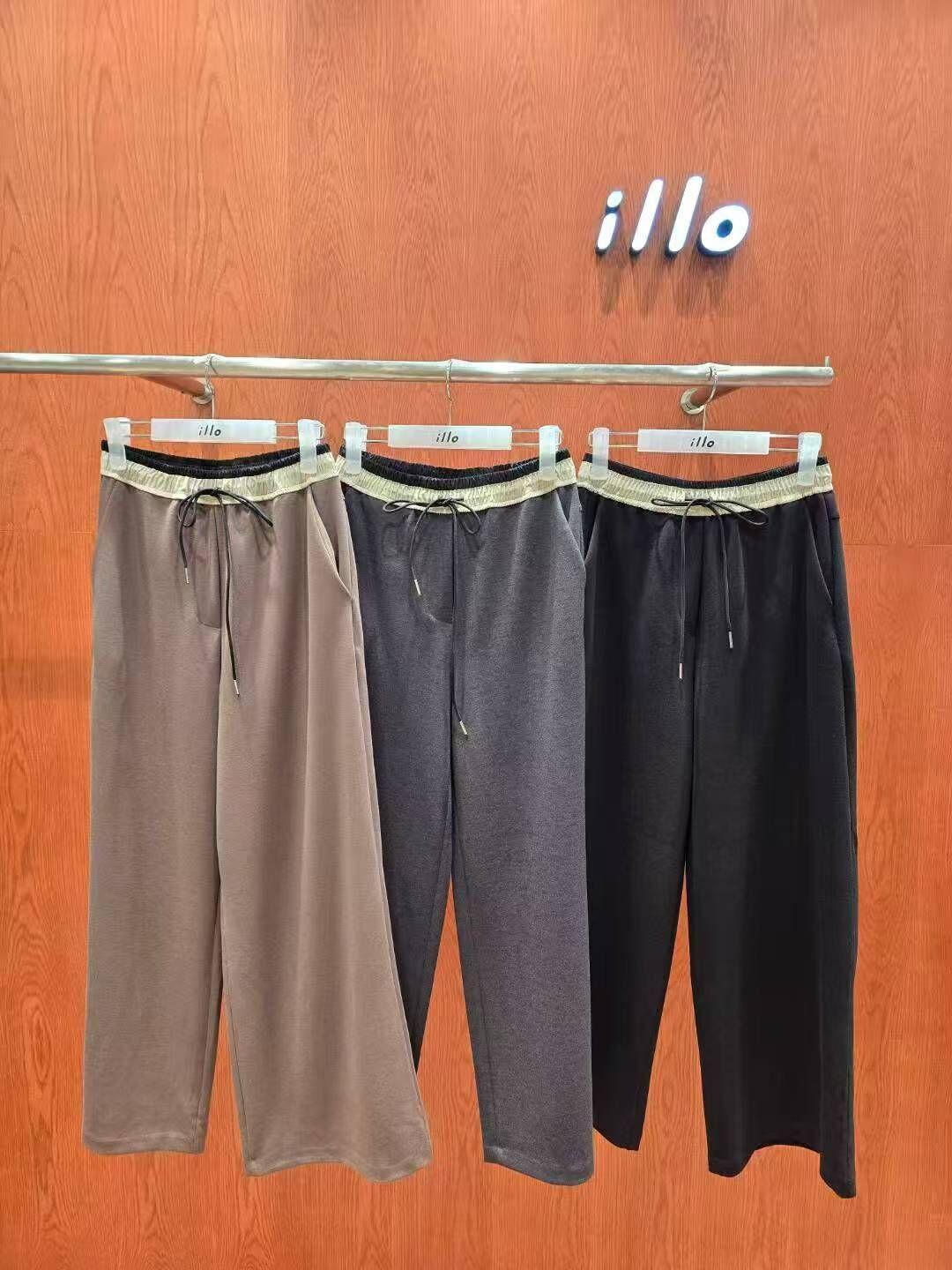 IO5111 拼接褲頭運動褲