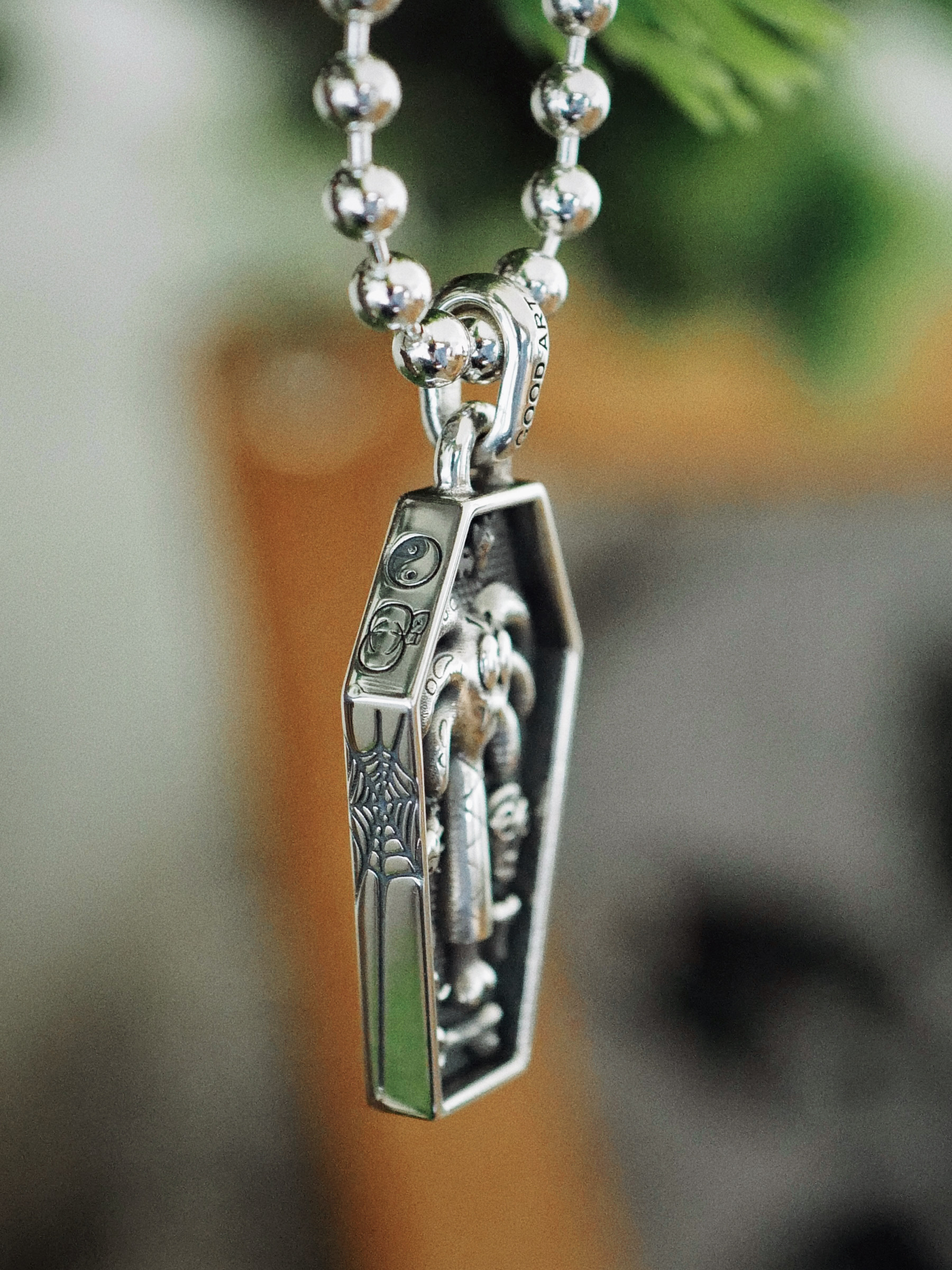 STEVEN HARRINGTON X GOOD ART Lulu Coffin Pendant