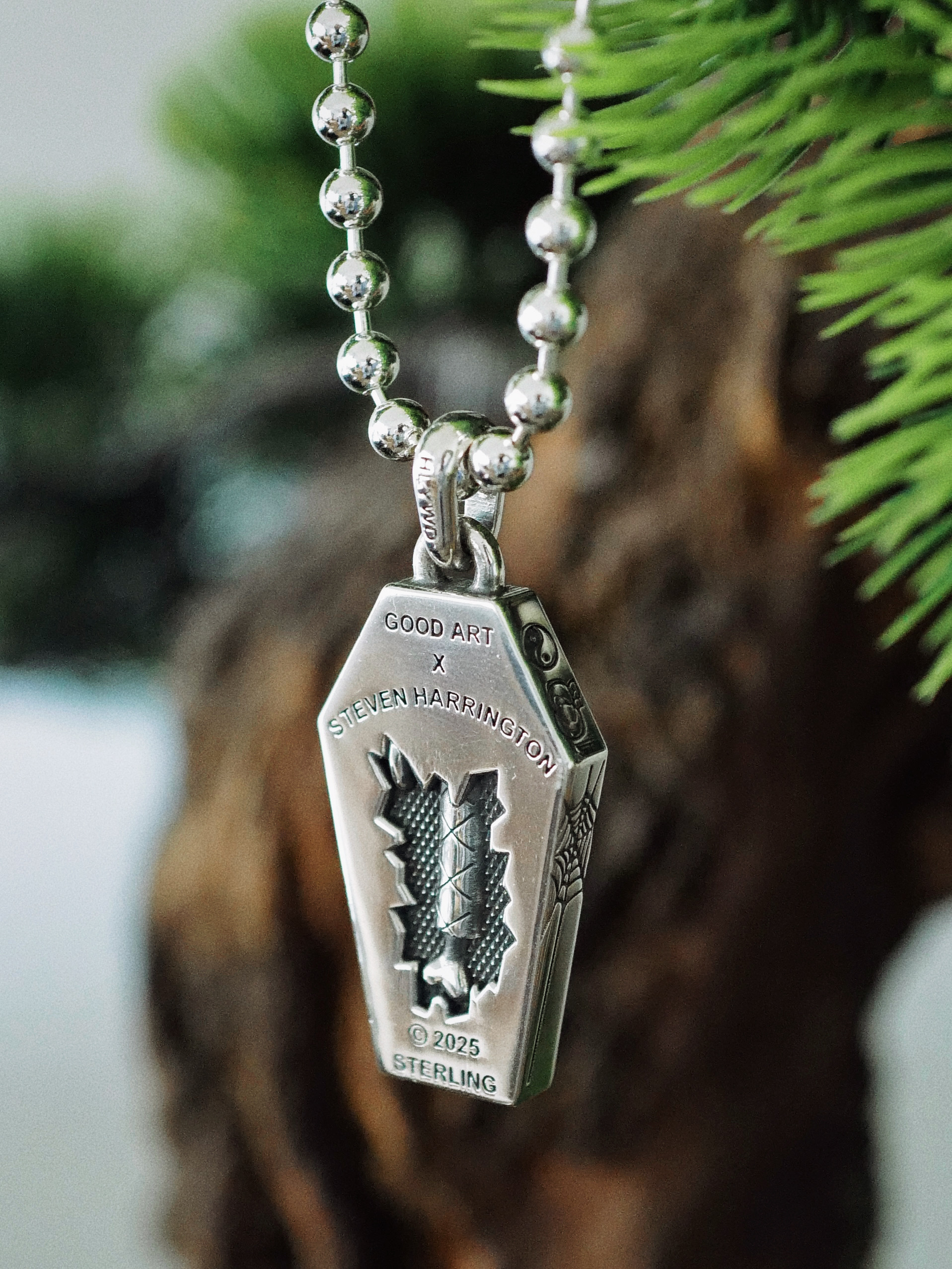 STEVEN HARRINGTON X GOOD ART Lulu Coffin Pendant