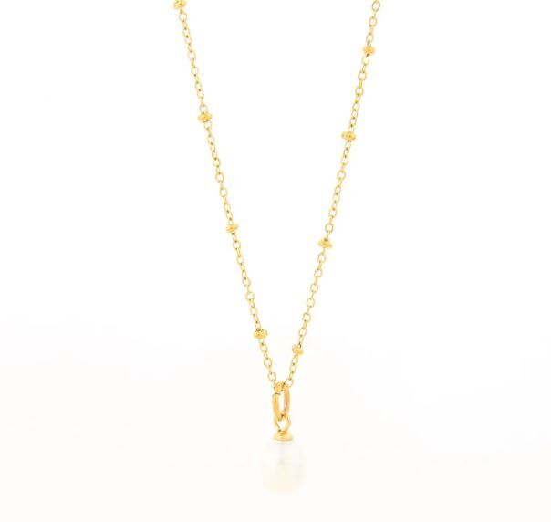 MIRA 珠光 單鏈單顆墜B1562-金 19733