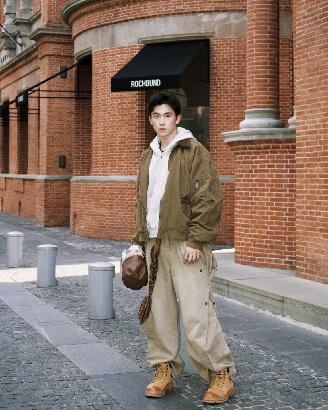 【預購】DICKIES 5CM增高馬丁靴 卡其 224M50LXS57A