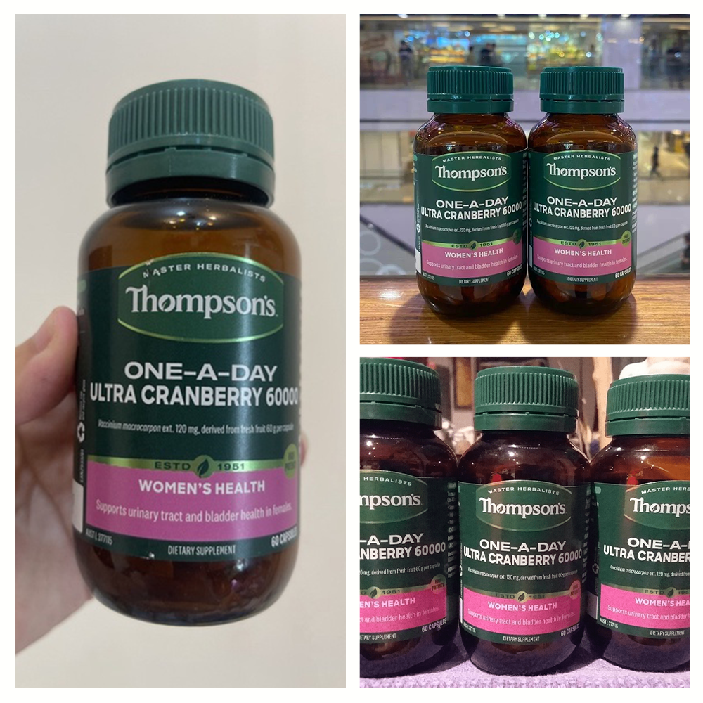 (預購商品)  紐西蘭 Thompson's湯普森超級蔓越莓膠囊 60000+60粒