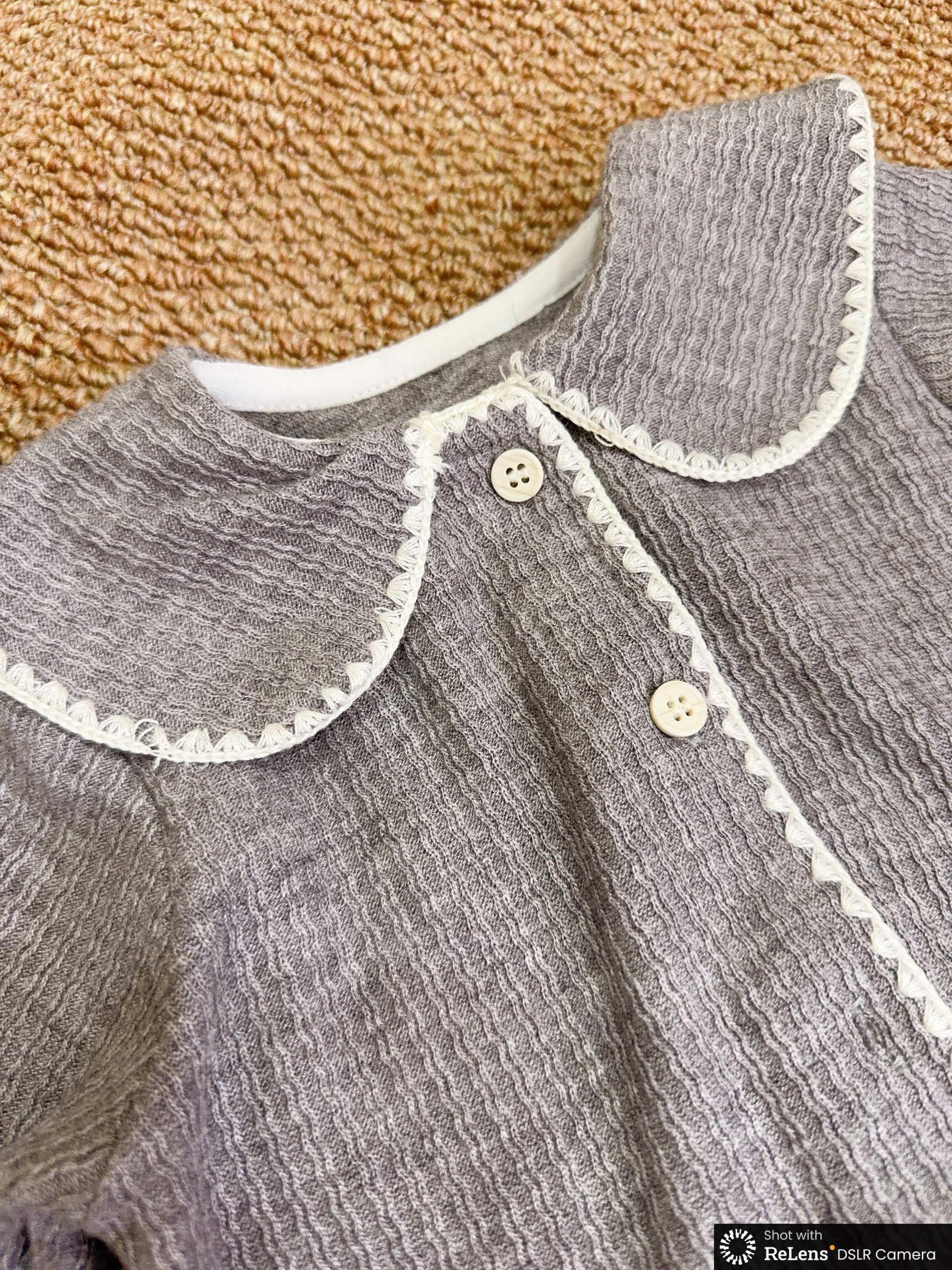 J6221坑紋灰色三件組d04