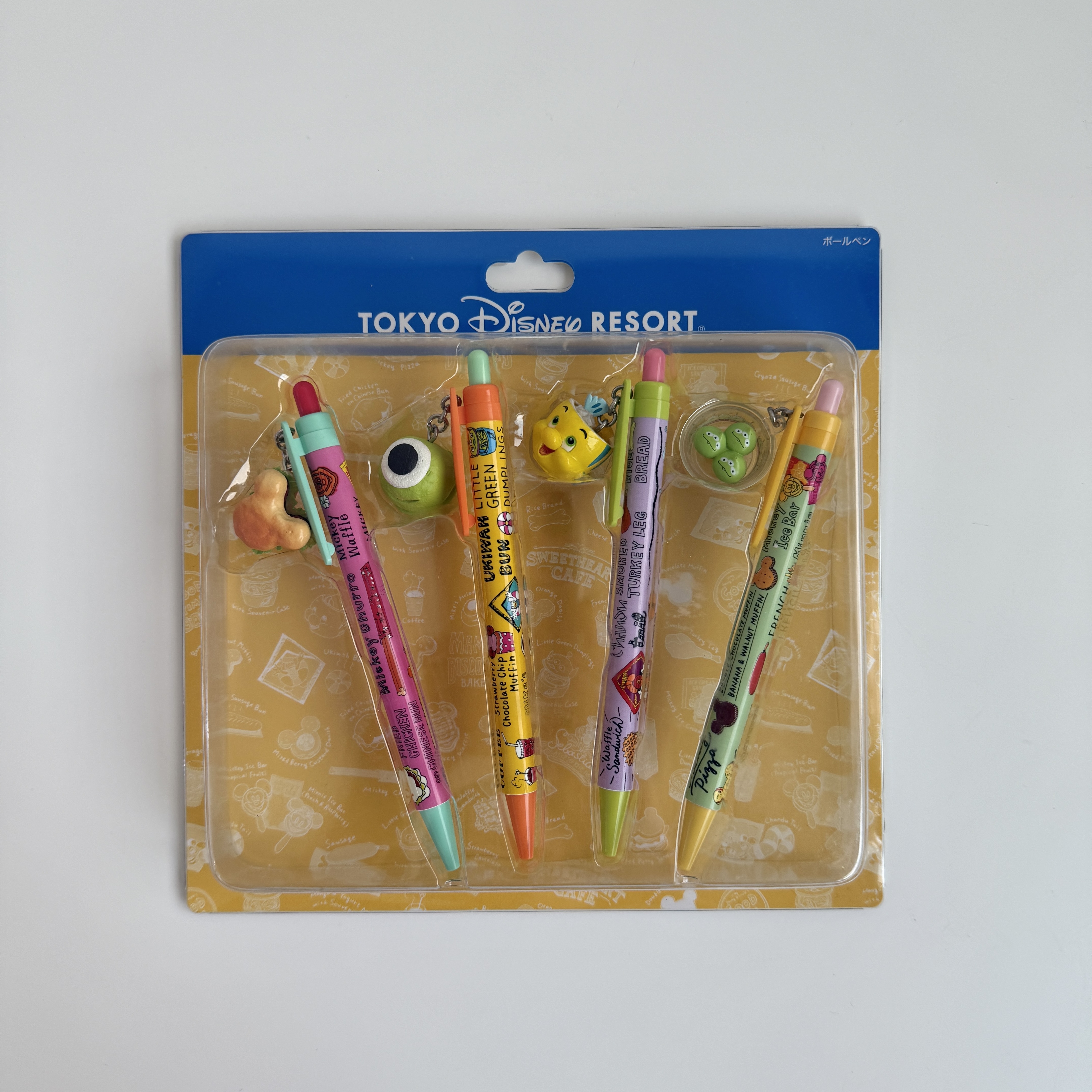 現貨┃日本 Disney 迪士尼 文具 筆袋 原子筆 貼紙 小物包