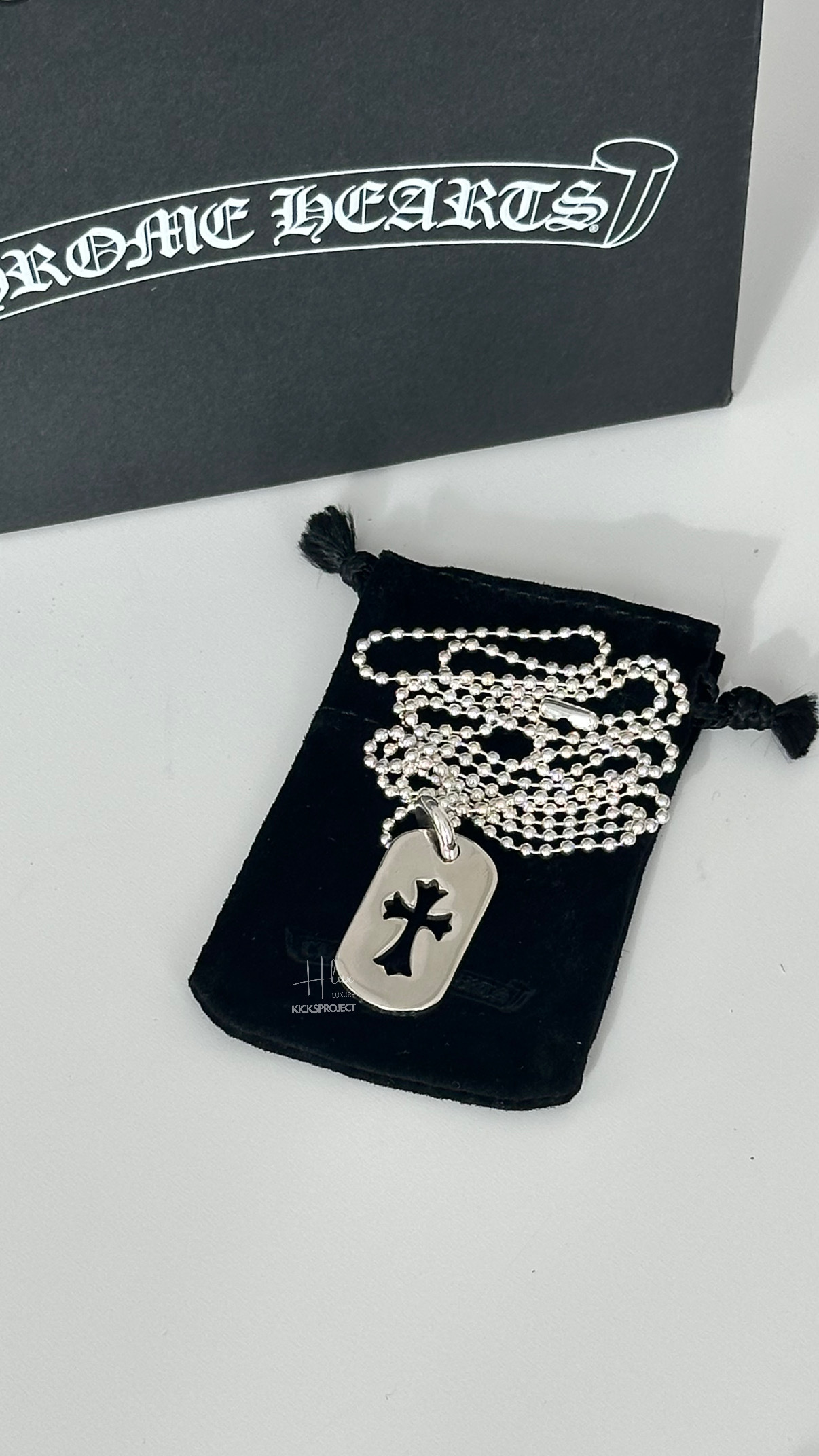 Chrome hearts Dog tag co ch cross