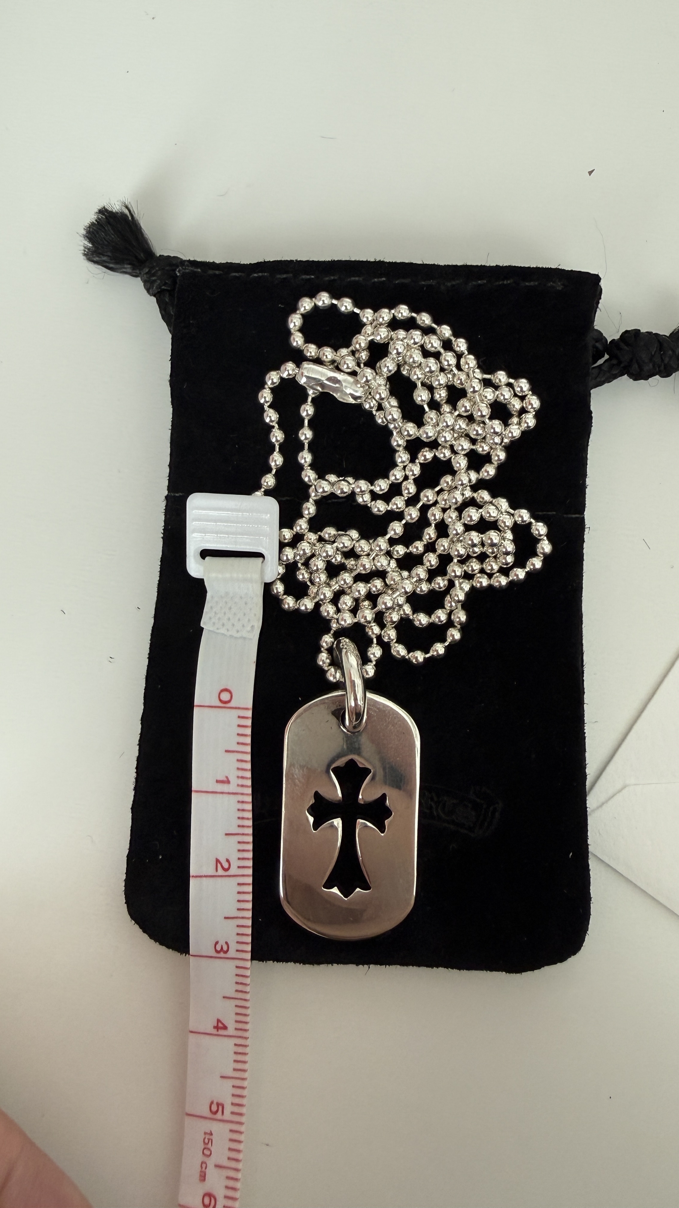 Chrome hearts Dog tag co ch cross