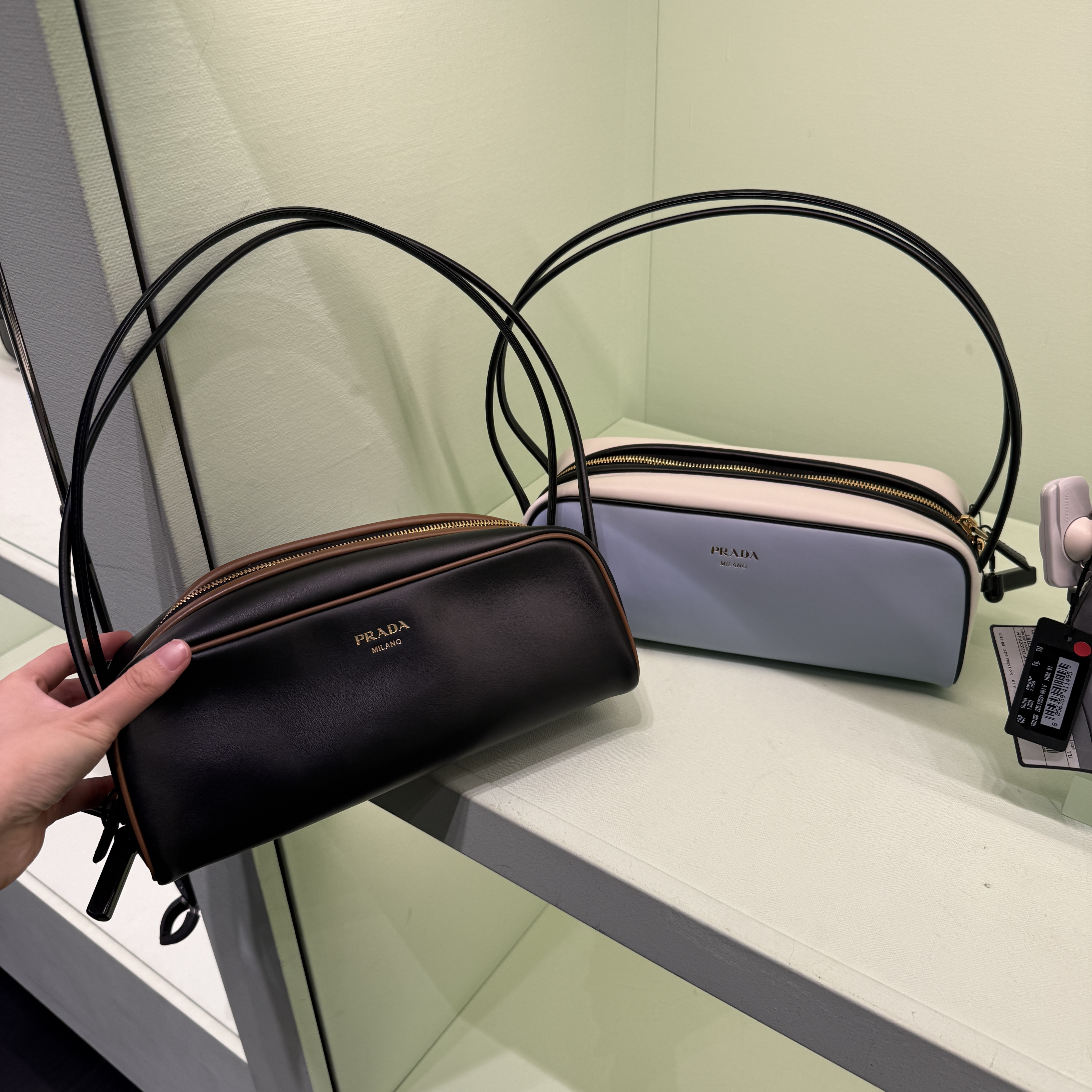 Prada Bag Swing smooth leather shoulder bag 1BC249