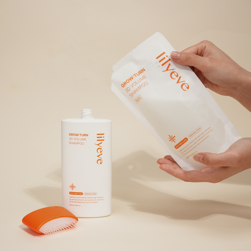 Lilyeve Grow:Turn Anti-Hair Loss 3D Volume Shampoo 200ml [Refill Only]