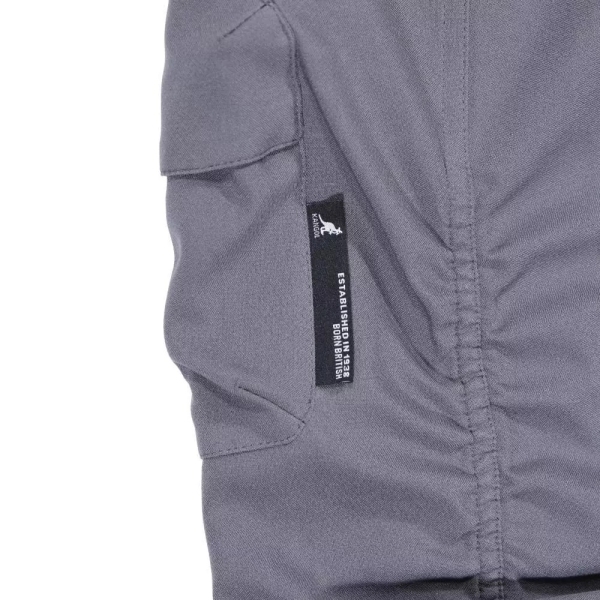 KANGOL 外套 灰色 拼接 連帽 防風 飛行外套 中性 6555142112