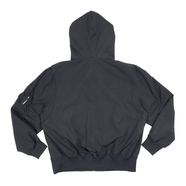 KANGOL 外套 黑色 拼接 連帽 防風 飛行外套 中性 6555142120