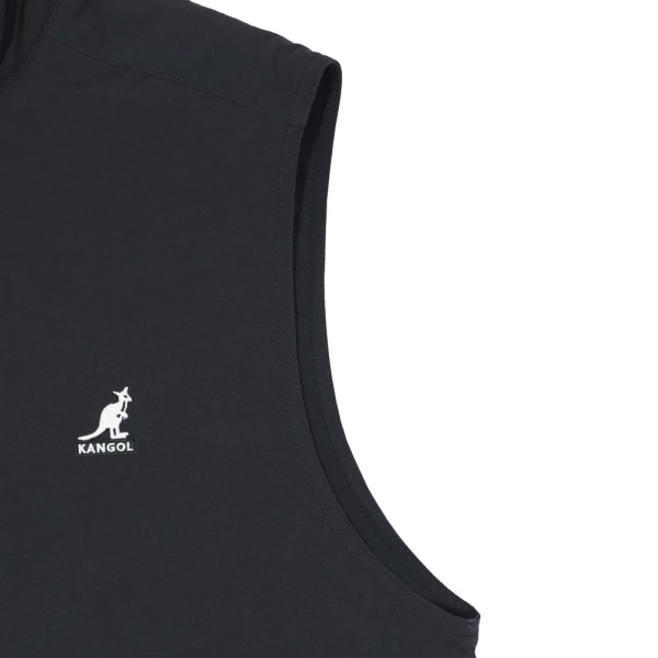 KANGOL 背心 黑色 卡其 經典 工裝 保暖背心 中性 6555148020 6555148032