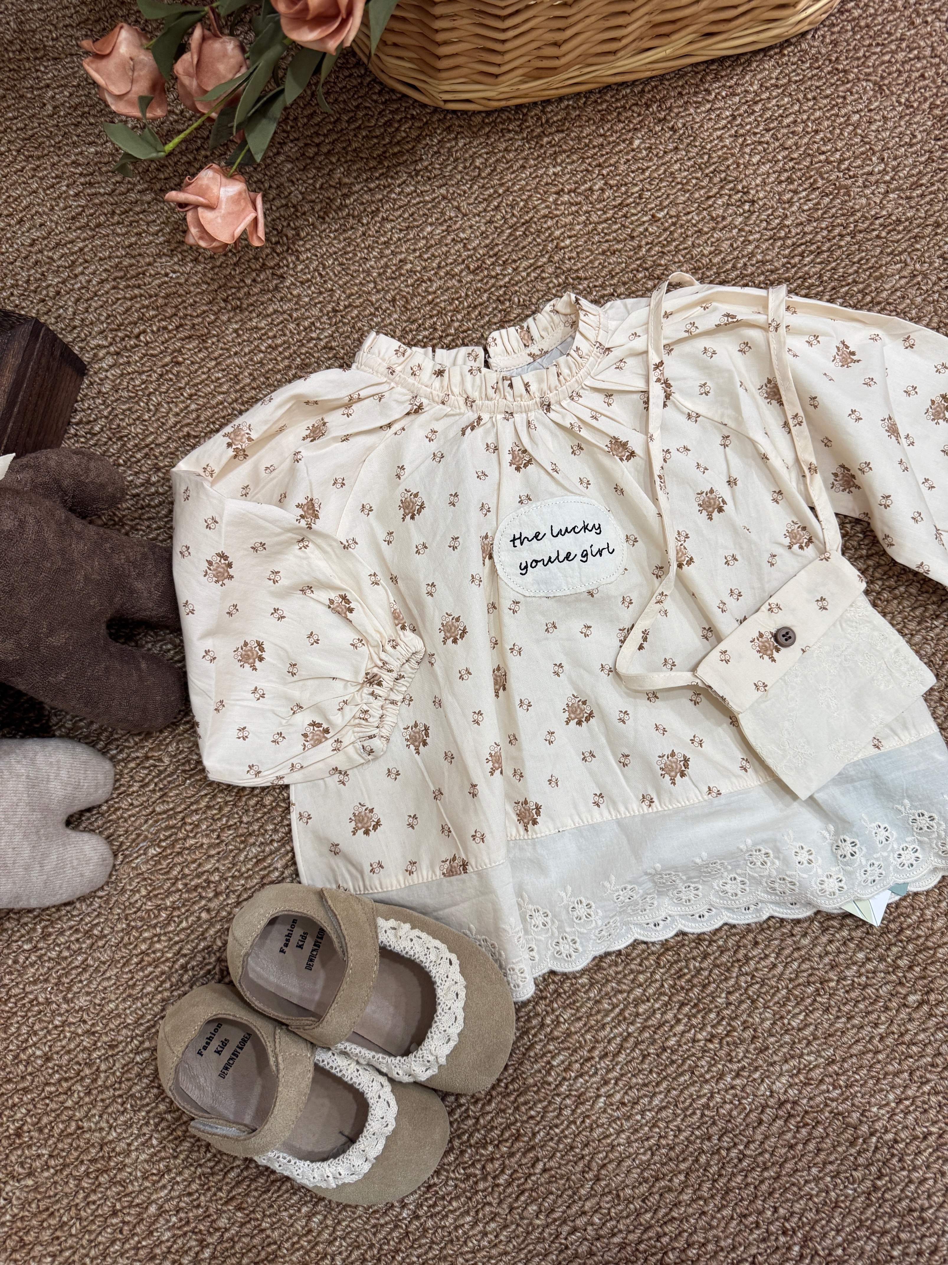 8619仙女花花上衣（含布包）d19