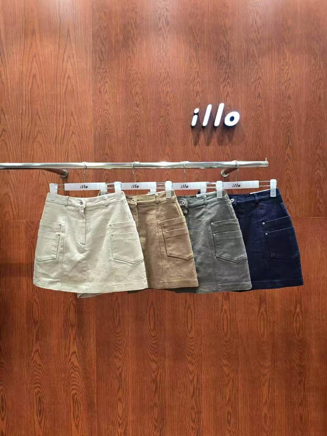 IO5129 雙層側口袋短裙(S/M/L)