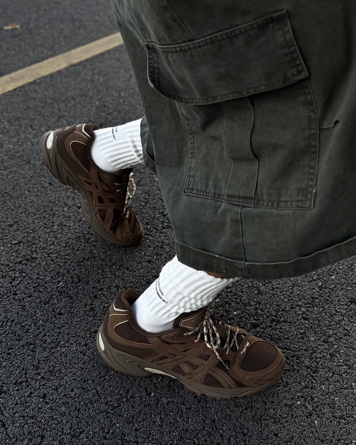 Asics Gel-Kahana TR Nexus 復古 麂皮 復古咖