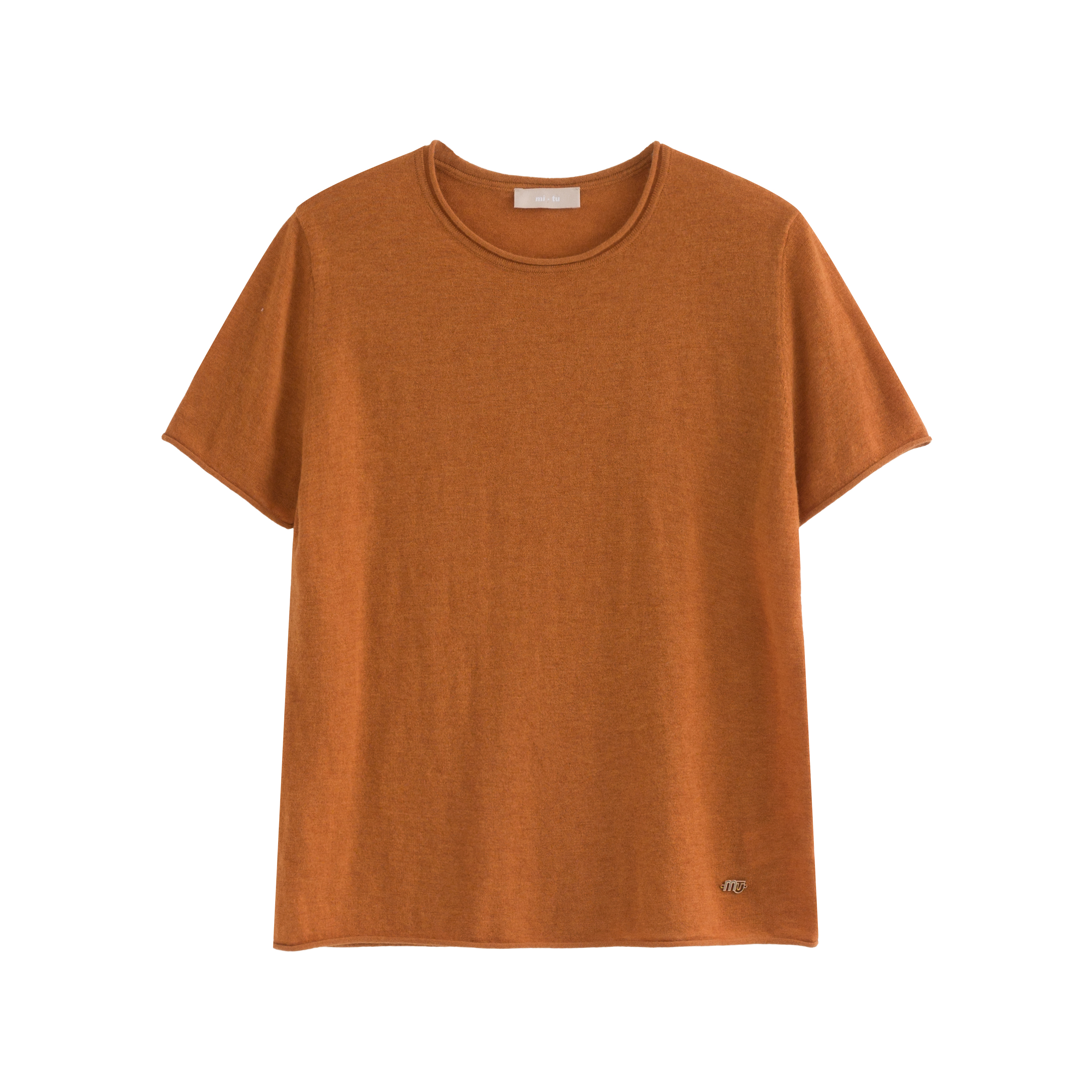 mi-tu 圓領羊毛T恤