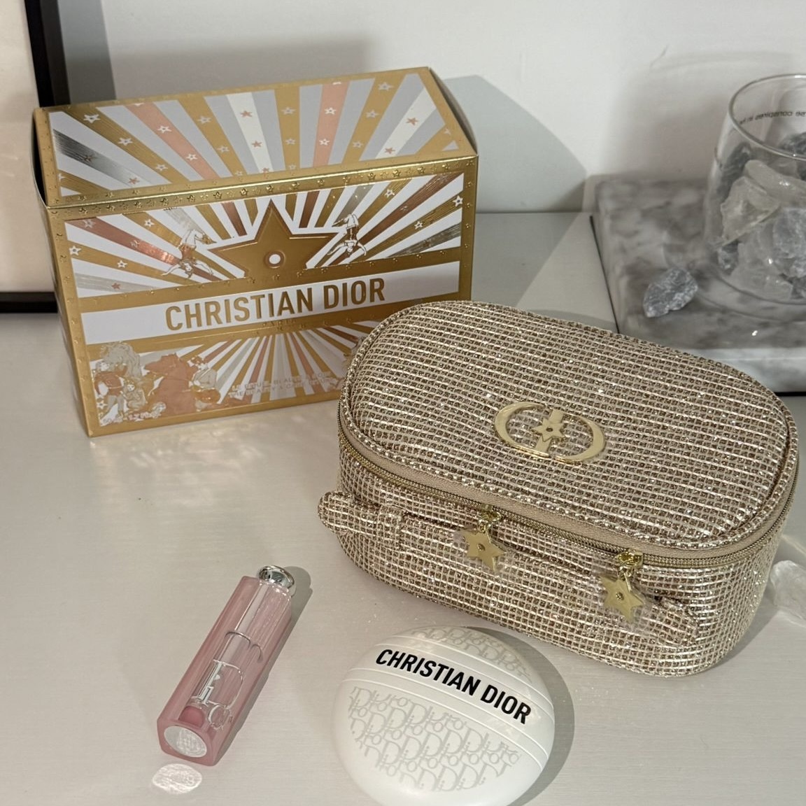 【現貨】Dior - 2025 聖誕限定hand & lip set