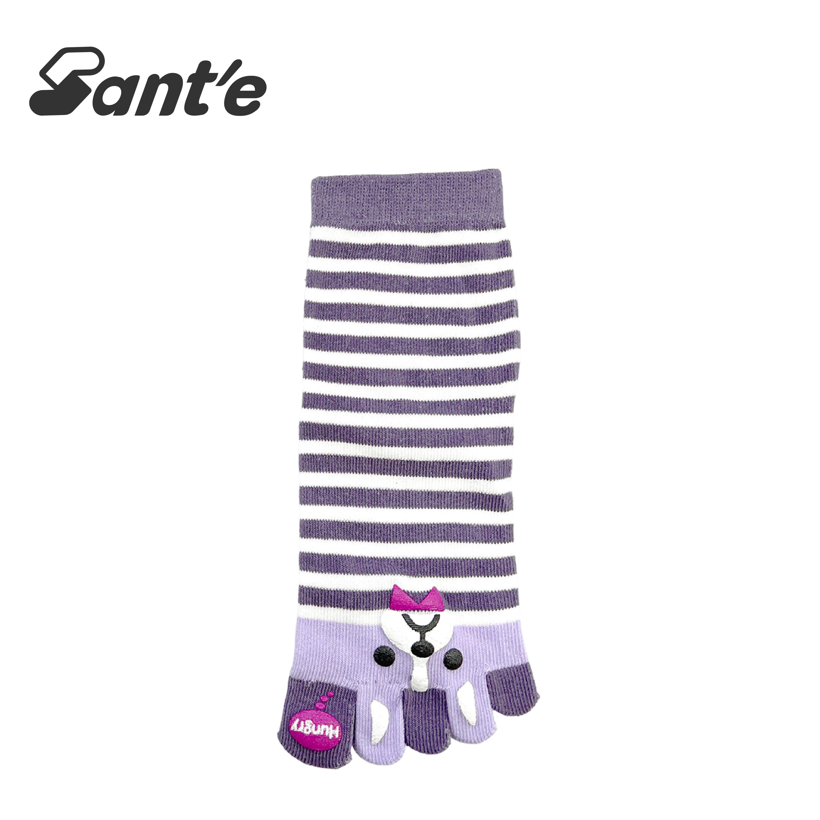 Santé 台灣 線條小狸五趾襪 女款 (2色) 44SA3008