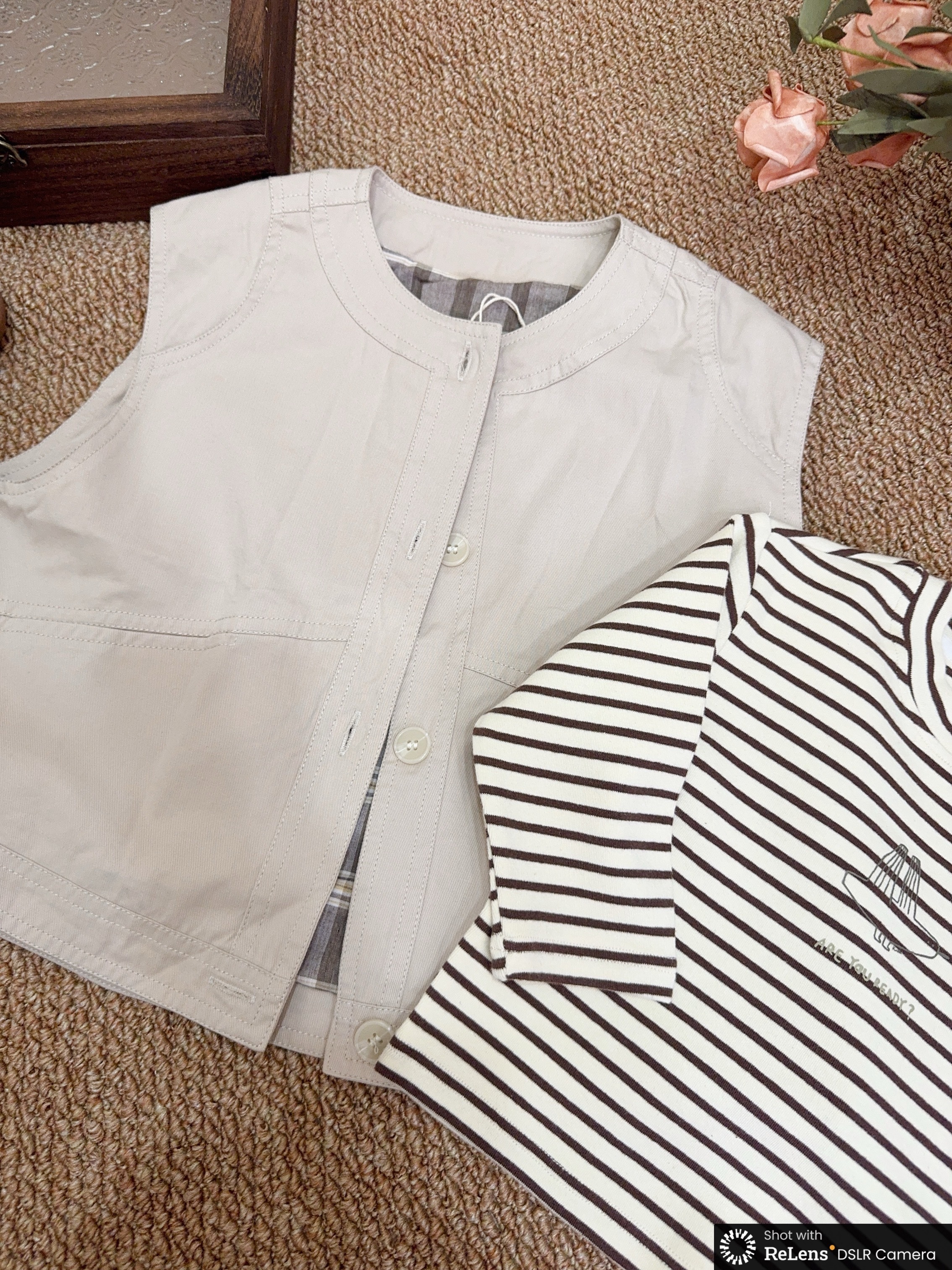 81016卡其背心d47