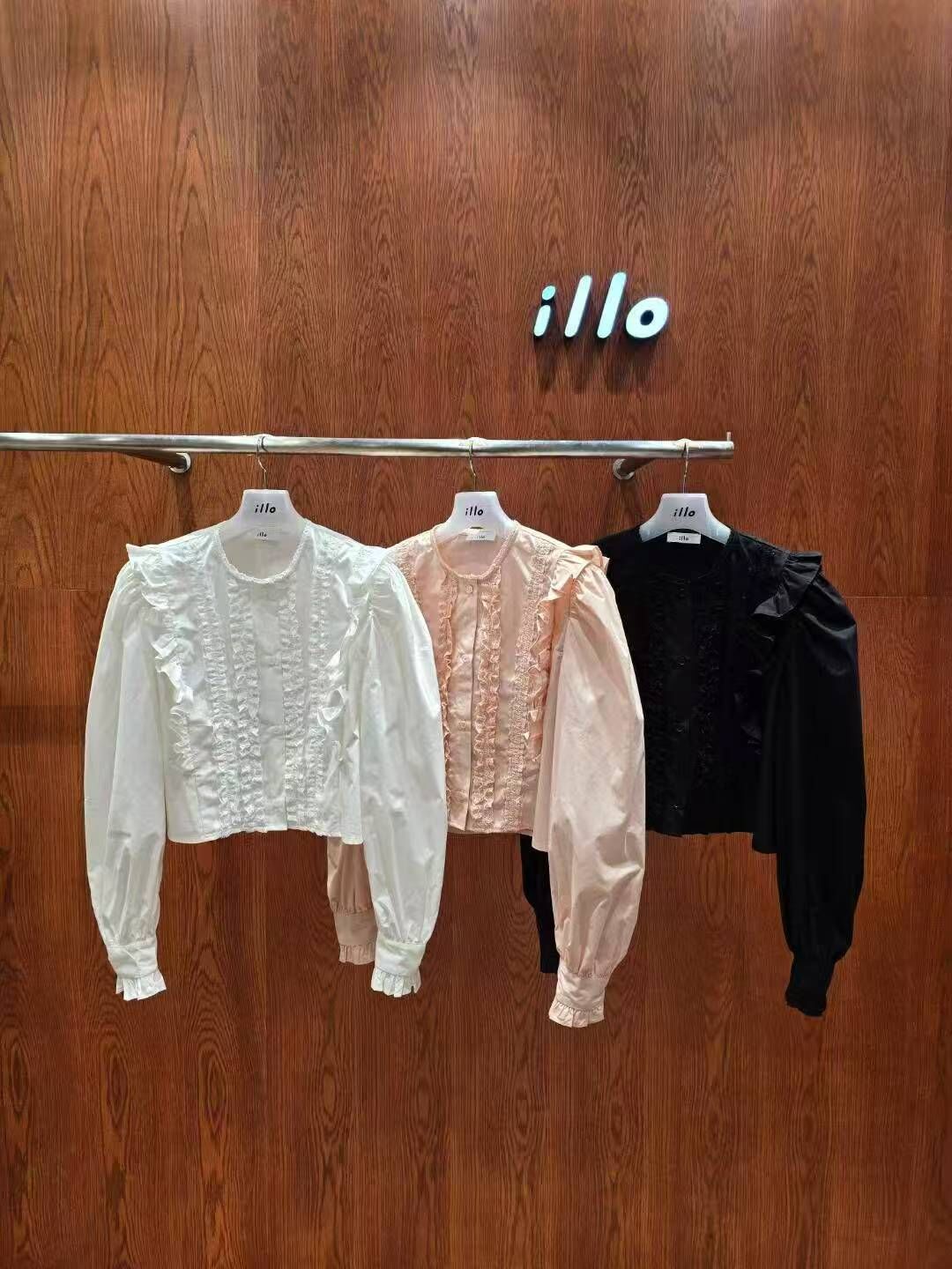 IO5140 華麗荷葉邊宮廷上衣