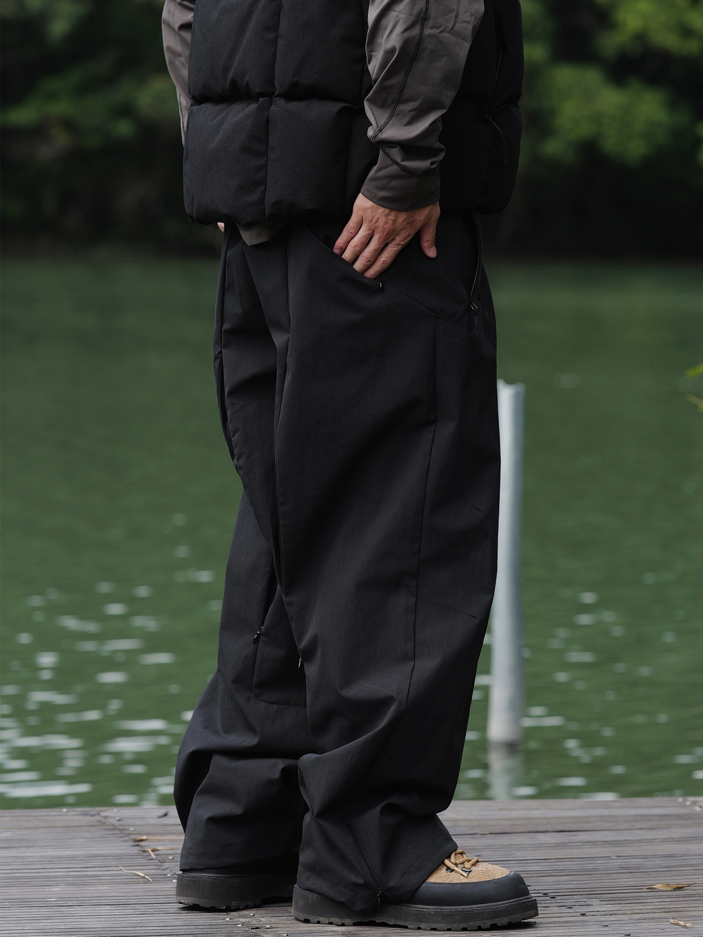 #預購 Shadow by unbent 25AW 3D立體剪裁機能戶外衝鋒褲 休閒褲 兩色