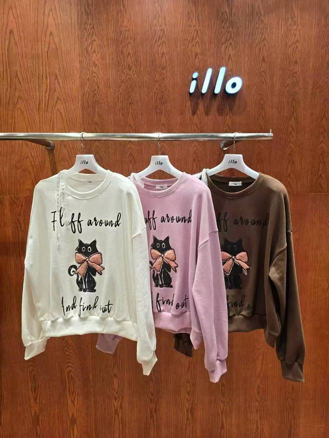 IO5146 貓貓圖案衛衣