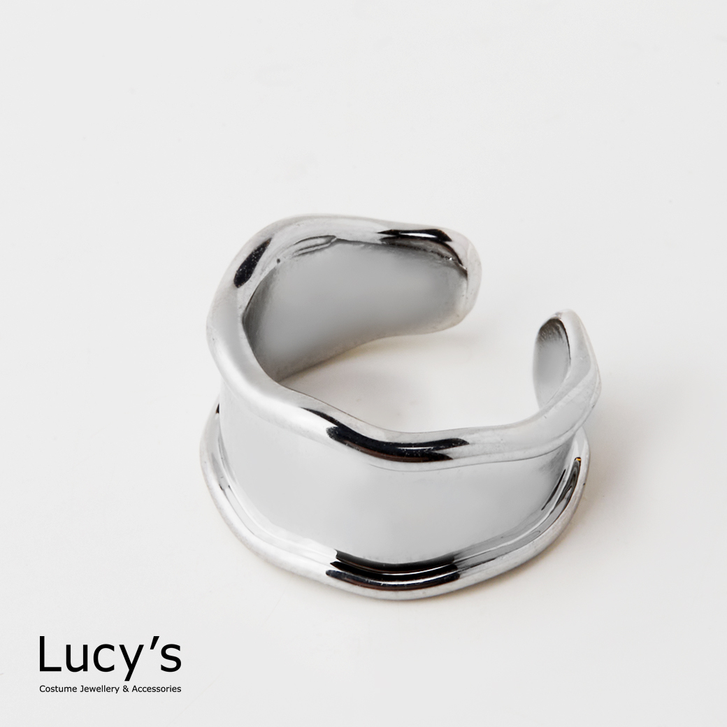 寬版波浪 耳骨夾 (二色) (125644/126010)