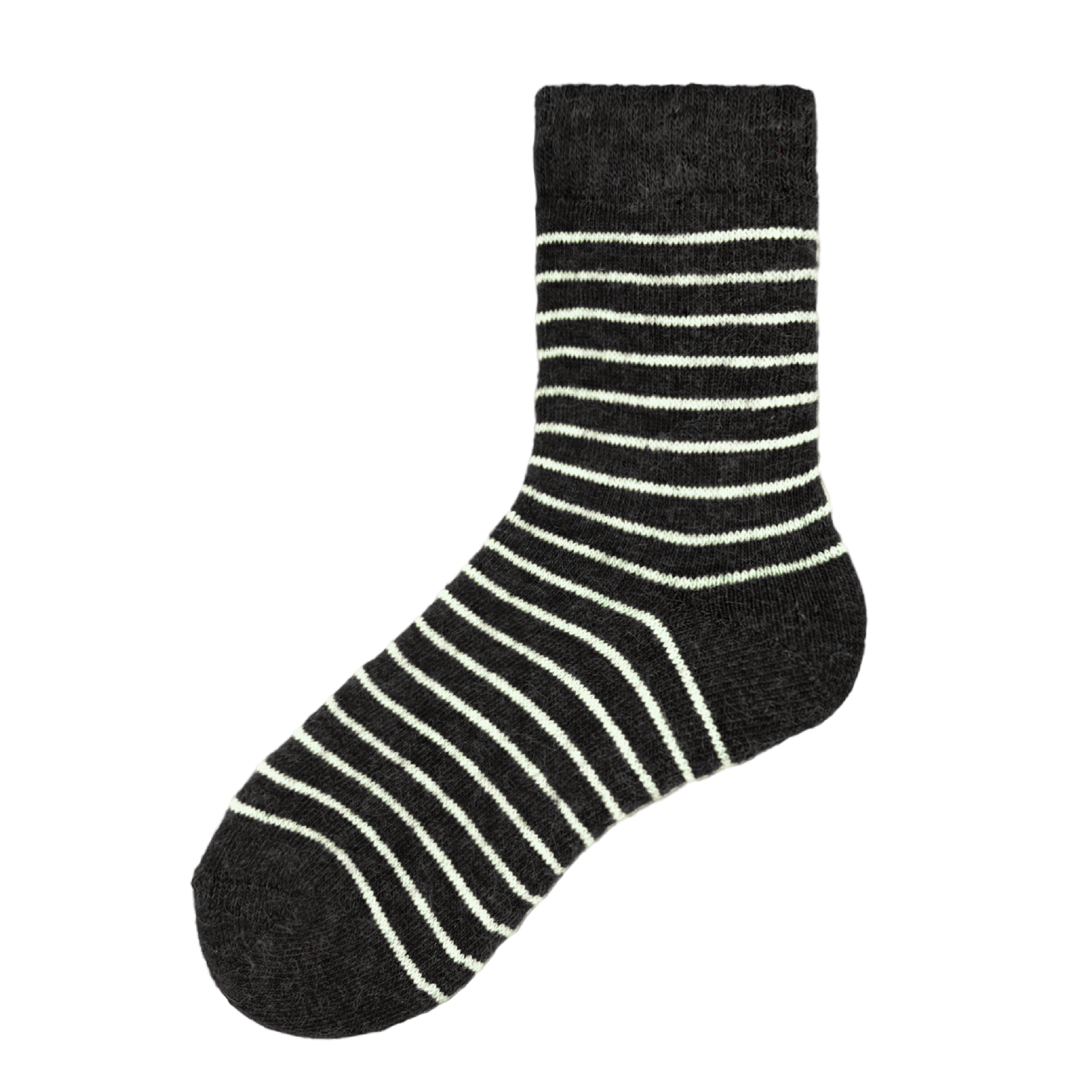 條紋中筒羊絨襪 女款 (5色) 44KK2006