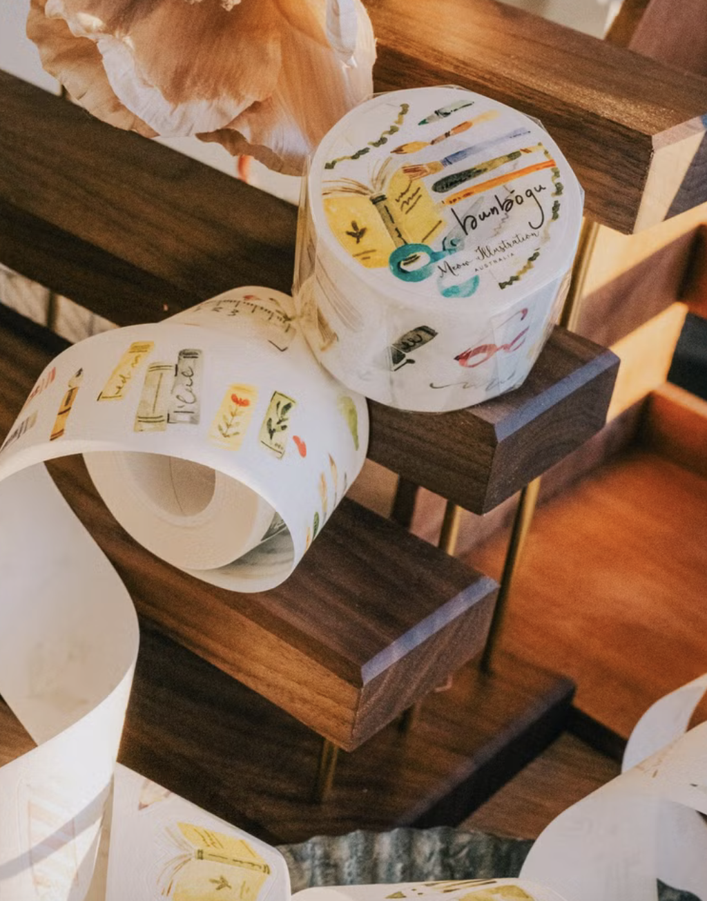 喵大 Meow illustration | 文房具 和紙割型膠帶 (特油含離型紙)