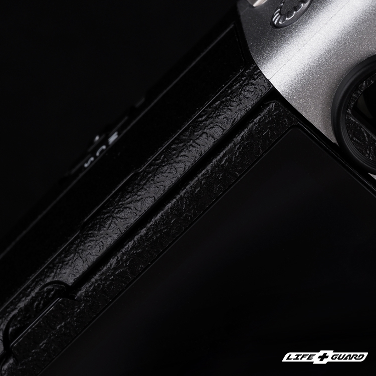 LIFE+GUARD FUJIFILM X-E5 貼膜細節圖，LIFE+GUARD 專機專屬設計開版