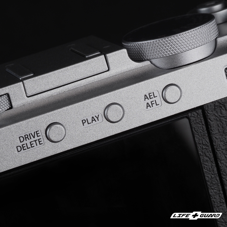 LIFE+GUARD FUJIFILM X-E5 相機貼膜按鍵展示圖