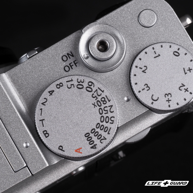 LIFE+GUARD FUJIFILM X-E5 相機貼膜按鍵特寫展示圖
