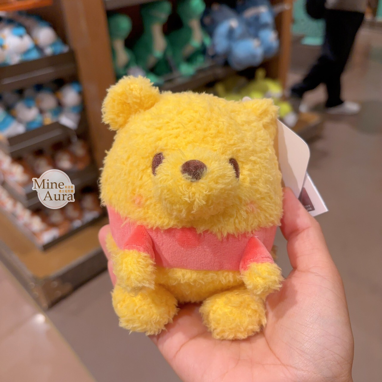 捏捏樂 小熊維尼 Winnie the Pooh 絨毛 玩具 娃娃 玩偶 -上海迪士尼樂園