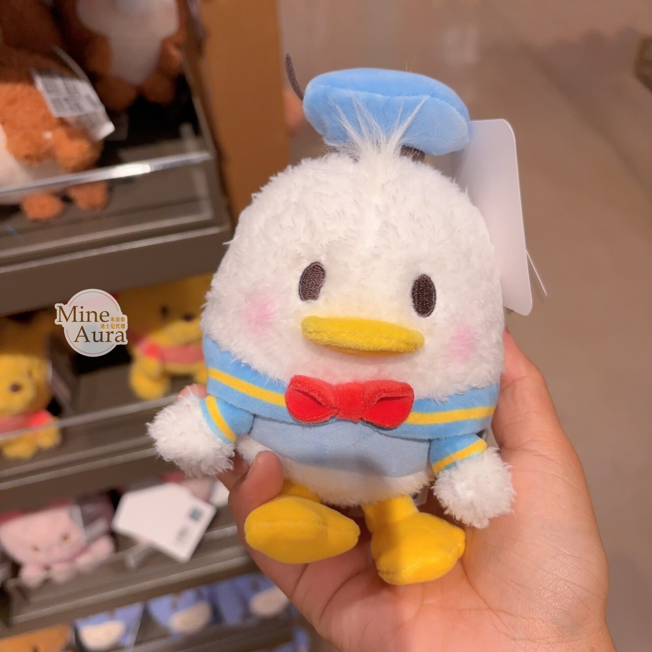 捏捏樂 唐老鴨 Donald 絨毛 玩具 娃娃 玩偶 -上海迪士尼樂園