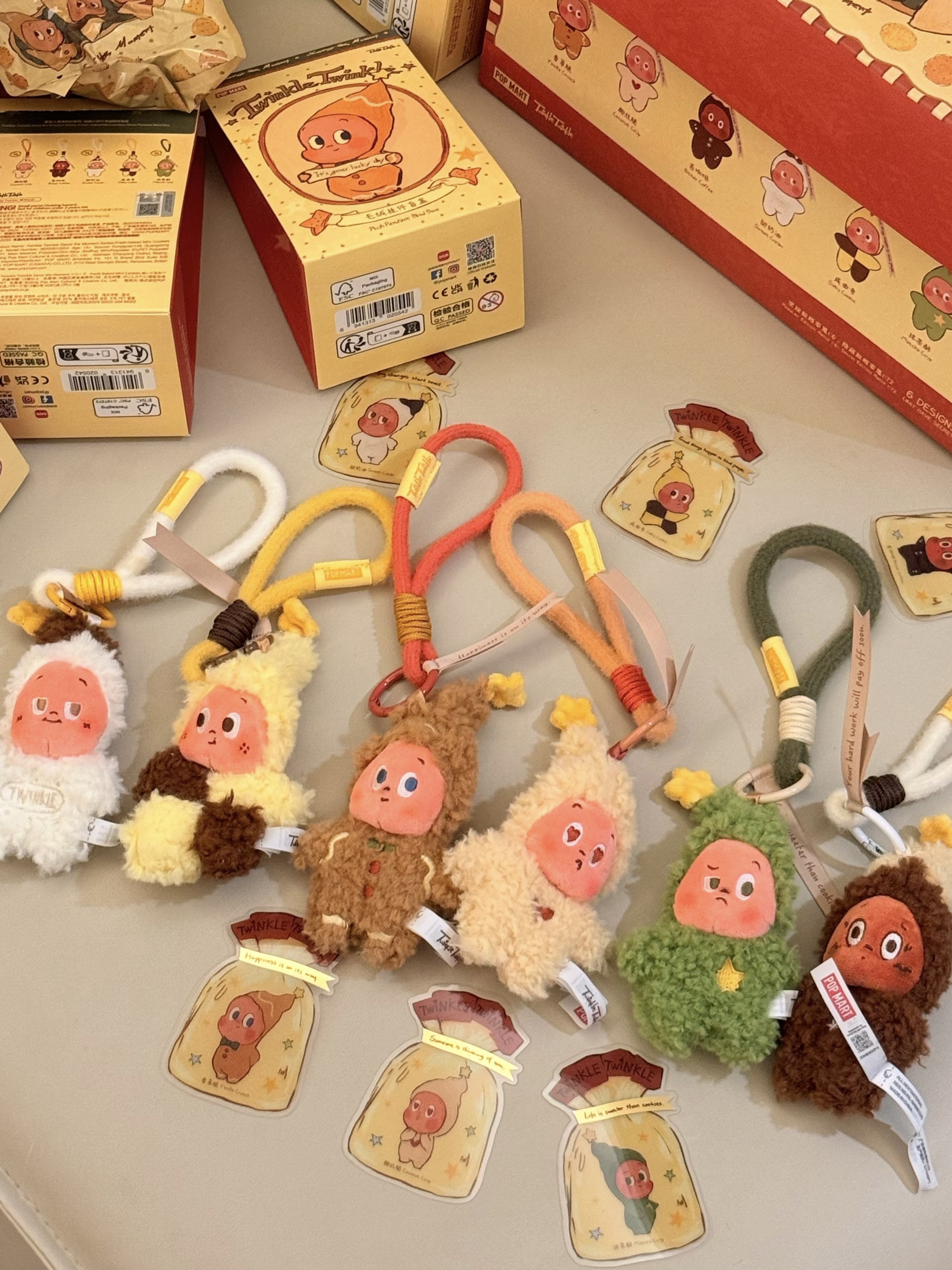 TWINKLE TWINKLE 星星人 美味時刻 現烤小餅乾 毛絨 吊飾 鑰匙圈 盲盒 / 預購