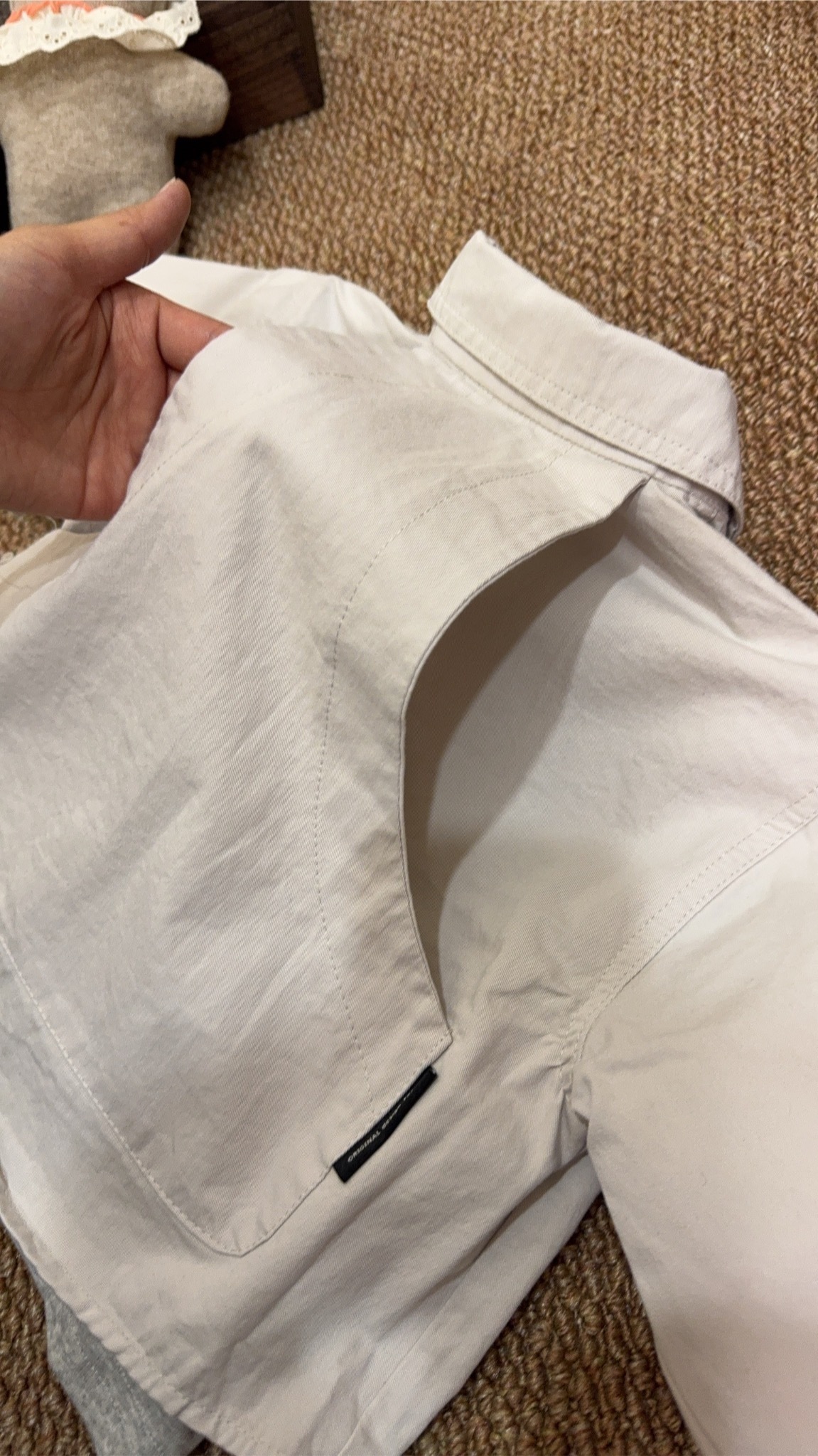 NH6165背後造型襯衫外套d14