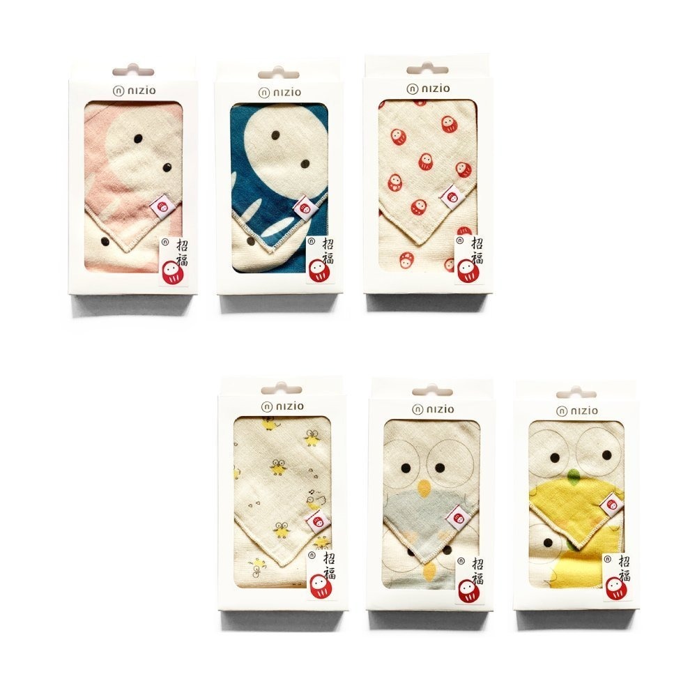 招福領巾方巾組(6種花色)