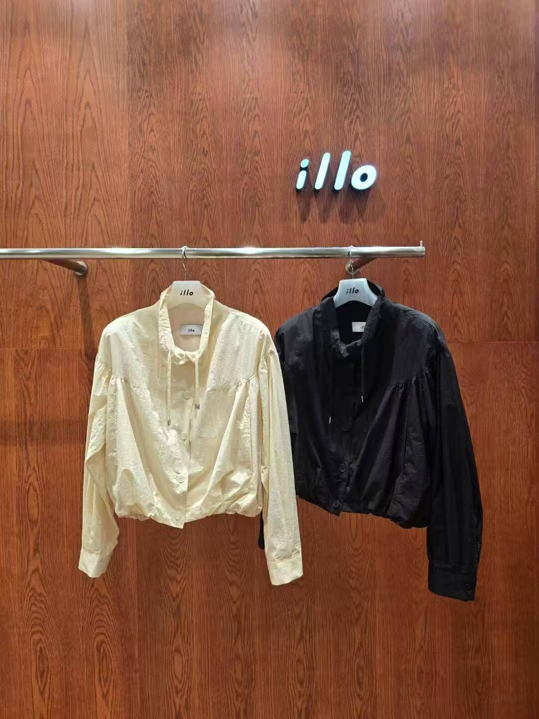 IO5154 立領抽繩防風外套