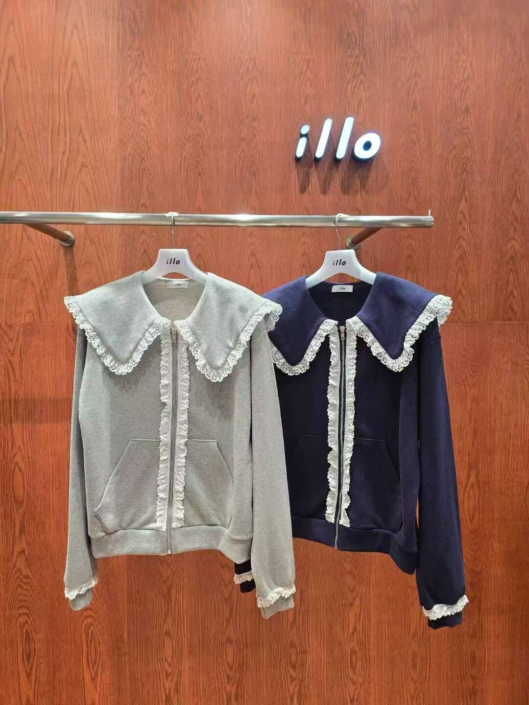 IO5156 日式可愛大反領外套